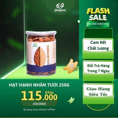hạt hạnh nhân tươi nguyên chất