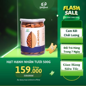 hạt hạnh nhân tươi 500g
