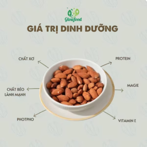 hạt hạnh nhân có nhiều giá trị dinh dưỡng mà nhiều người chưa biết