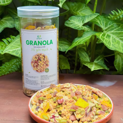 không biết hôm nay ăn gì cho đỡ buồn miệng thì granola chính là sự lựa chọn tốt nhất
