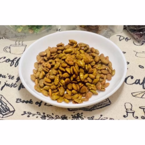 Hạt bí xanh rang bơ tỏi