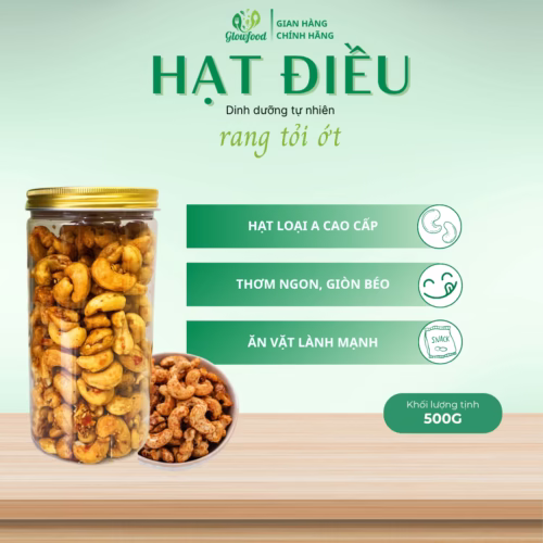 Hạt điều rang tỏi ớt