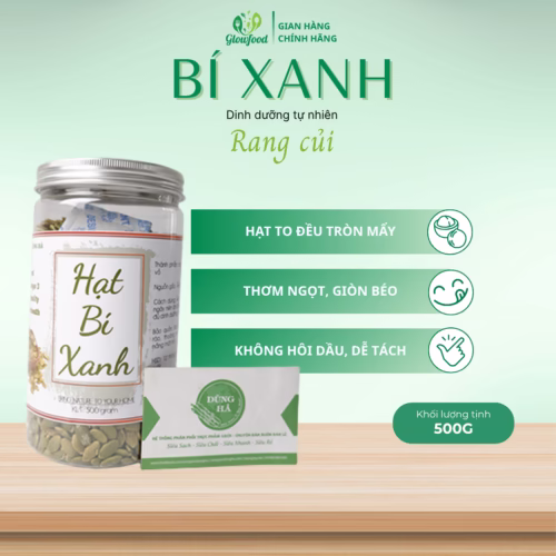 Hạt bí xanh tách vỏ
