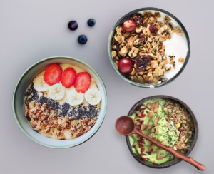 Cách mix hạt granola