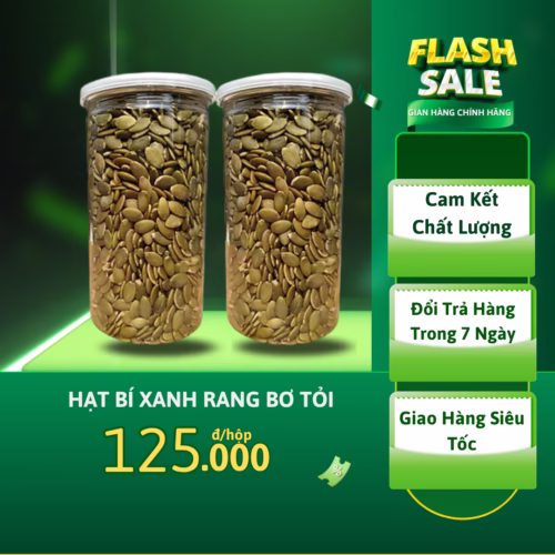 Hạt bí rang bơ tỏi