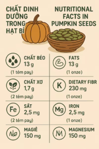 ăn hạt bí có béo không