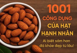 1001 công dụng của hạt hạnh nhân