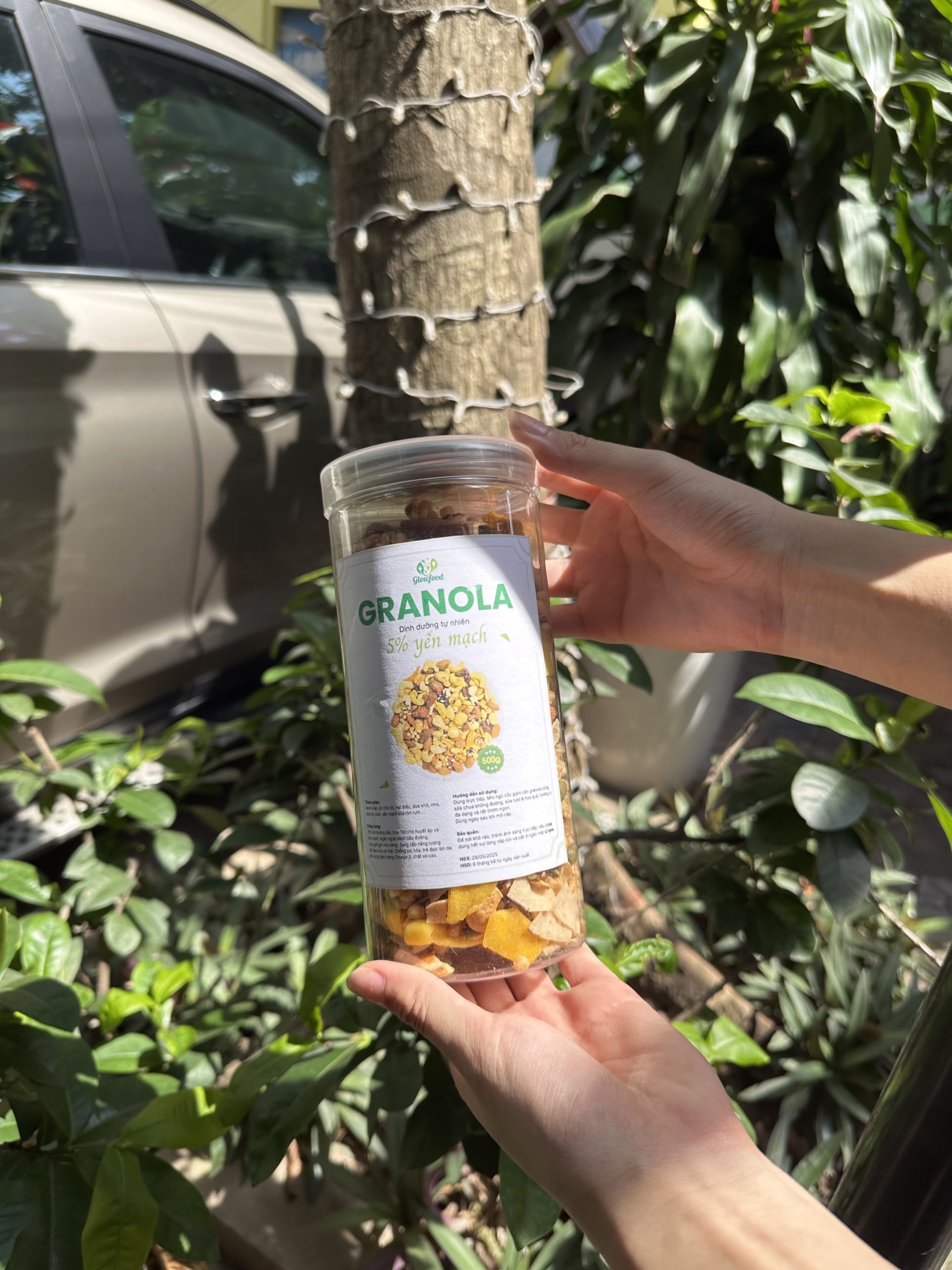 hạt granola 5% yến mạch